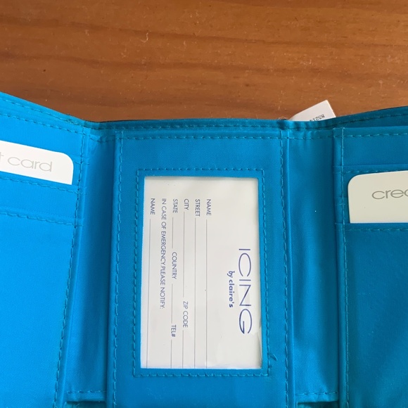 Black & Blue Wallet - Picture 2 of 2